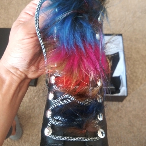 Designer combat boots - Picture 3 of 4